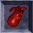 a wooden heart